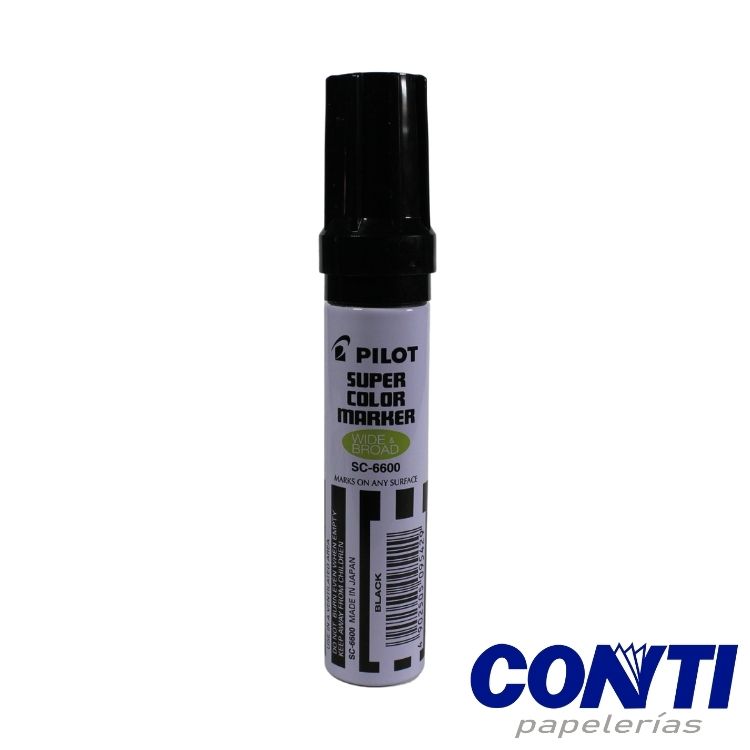 Marcador permanente punta cincel Pilot Jumbo Negro 43100