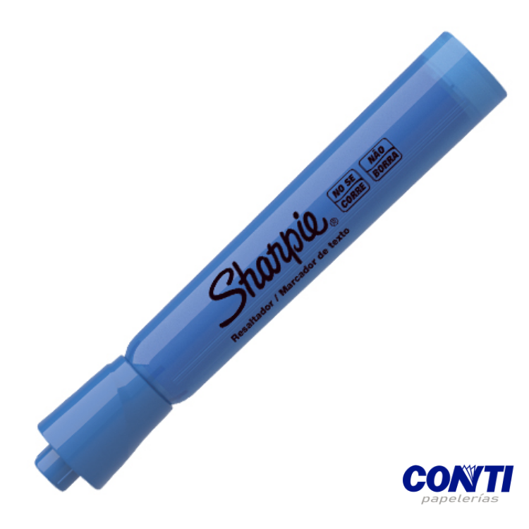 Marcatextos punta cincel Tank Sharpie Azul C/1 25010b