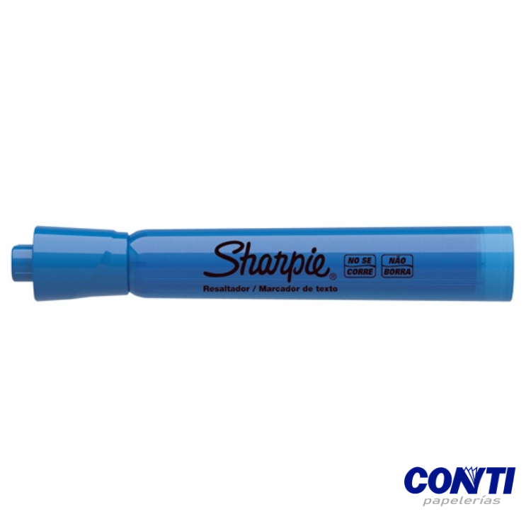 Marcatextos punta cincel Tank Sharpie Azul C/1 25010b