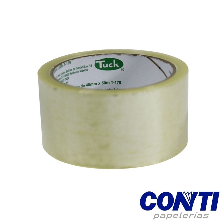 Cinta adhesiva de empaque Tuk 48mmx50m Transparente 179