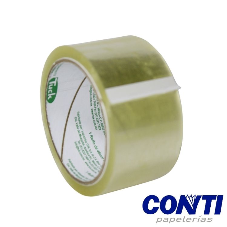 Cinta adhesiva de empaque Tuk 48mmx50m Transparente 179