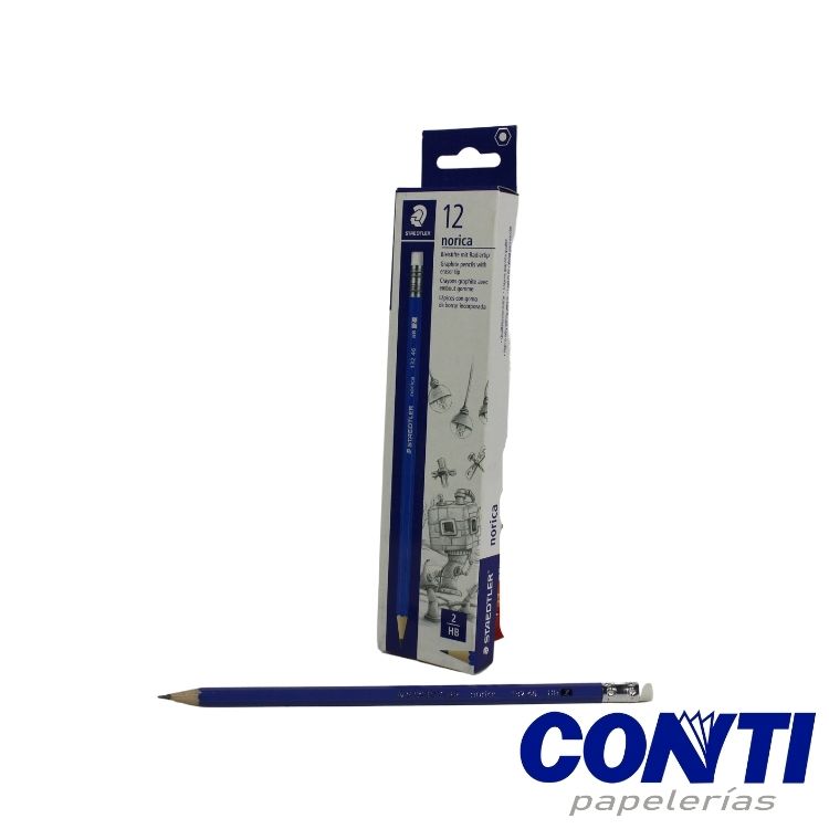 [3] Lápiz escritura HB Staedtler Norica 132 46