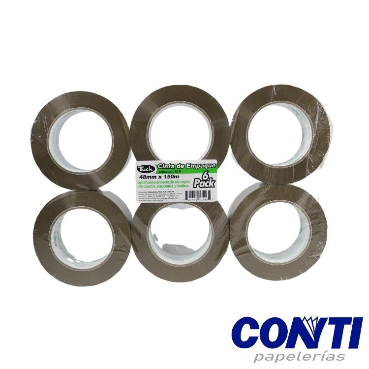 Cinta adhesiva de empaque Tuk 48mmx150m Canela 179