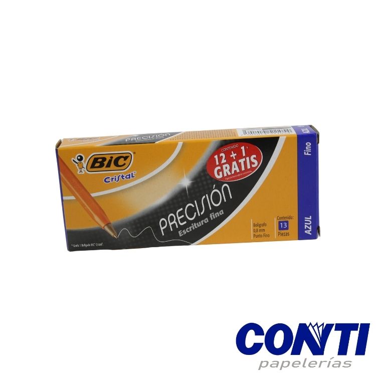 Bolígrafo punta fina Precisión Bic Azul F290