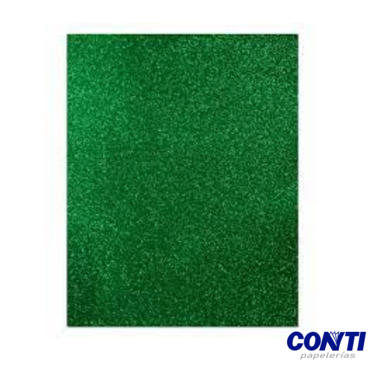 Foamy diamantado Barrilito Extendido 45x60 cm Verde C/1 Fd4c011
