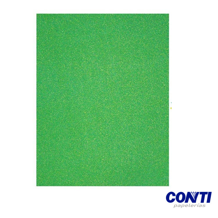 Foamy diamantado Barrilito Extendido 45x60 cm Verde hoja C/1 Fd4c012