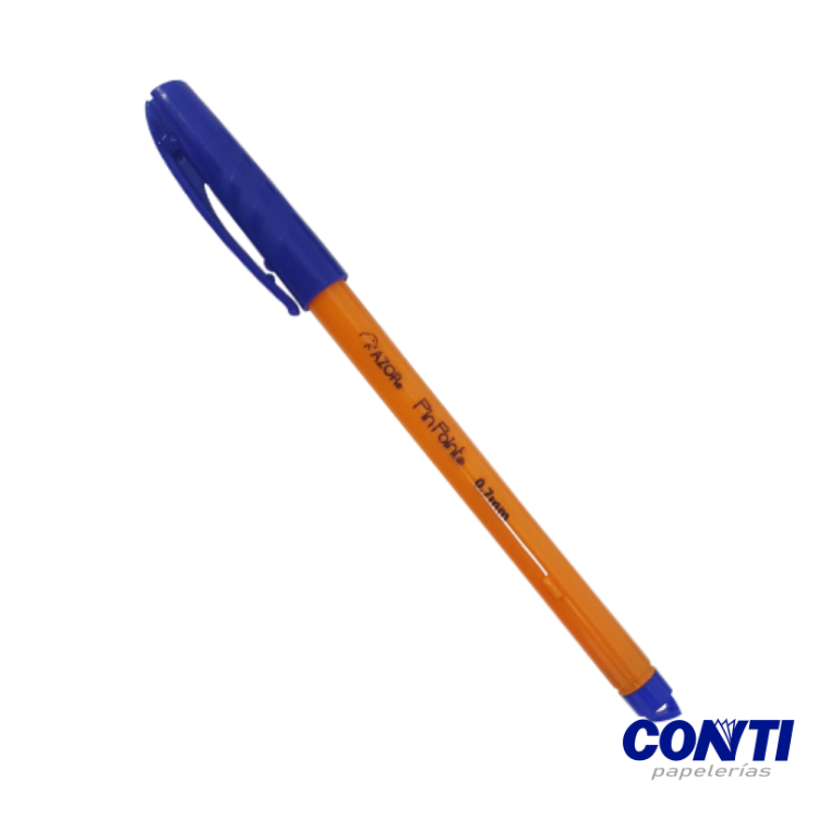 Bolígrafo punta fina Pin point Azor 0.7mm Azul 6820az