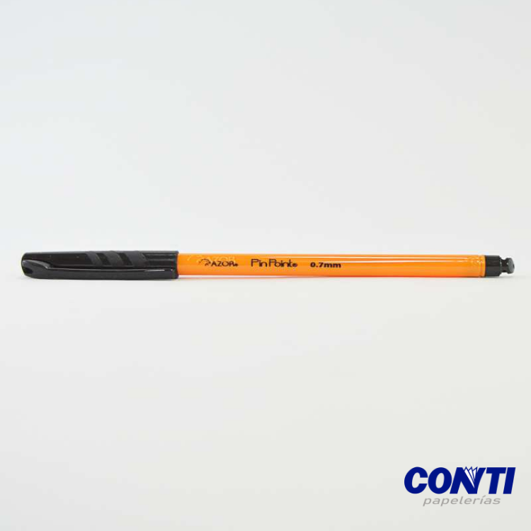 Bolígrafo punta fina Pin point Azor 0.7mm Negro 6820ne