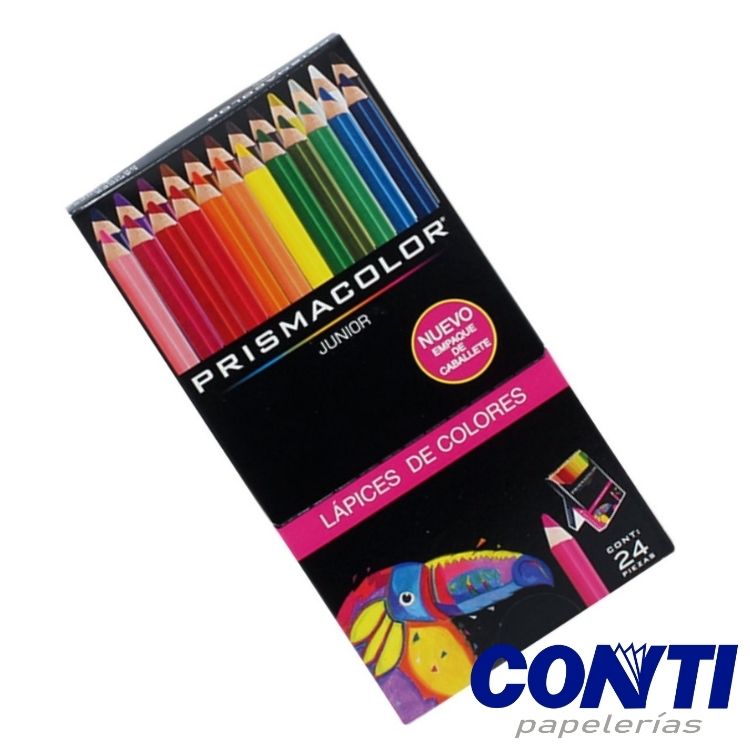 [4] Colores unipunta Junior Prismacolor Largos Multicolor C/24 2153020