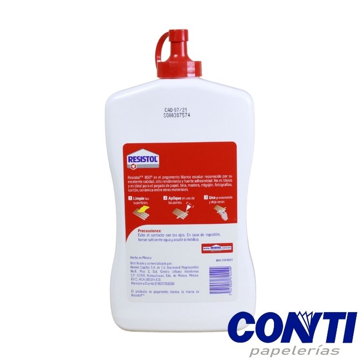 Pegamento blanco profesional 850 Resistol 500g