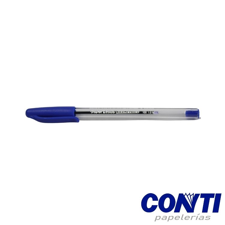 Bolígrafo punta media Kilometrico 100 Paper Mate 1 mm Azul La3531