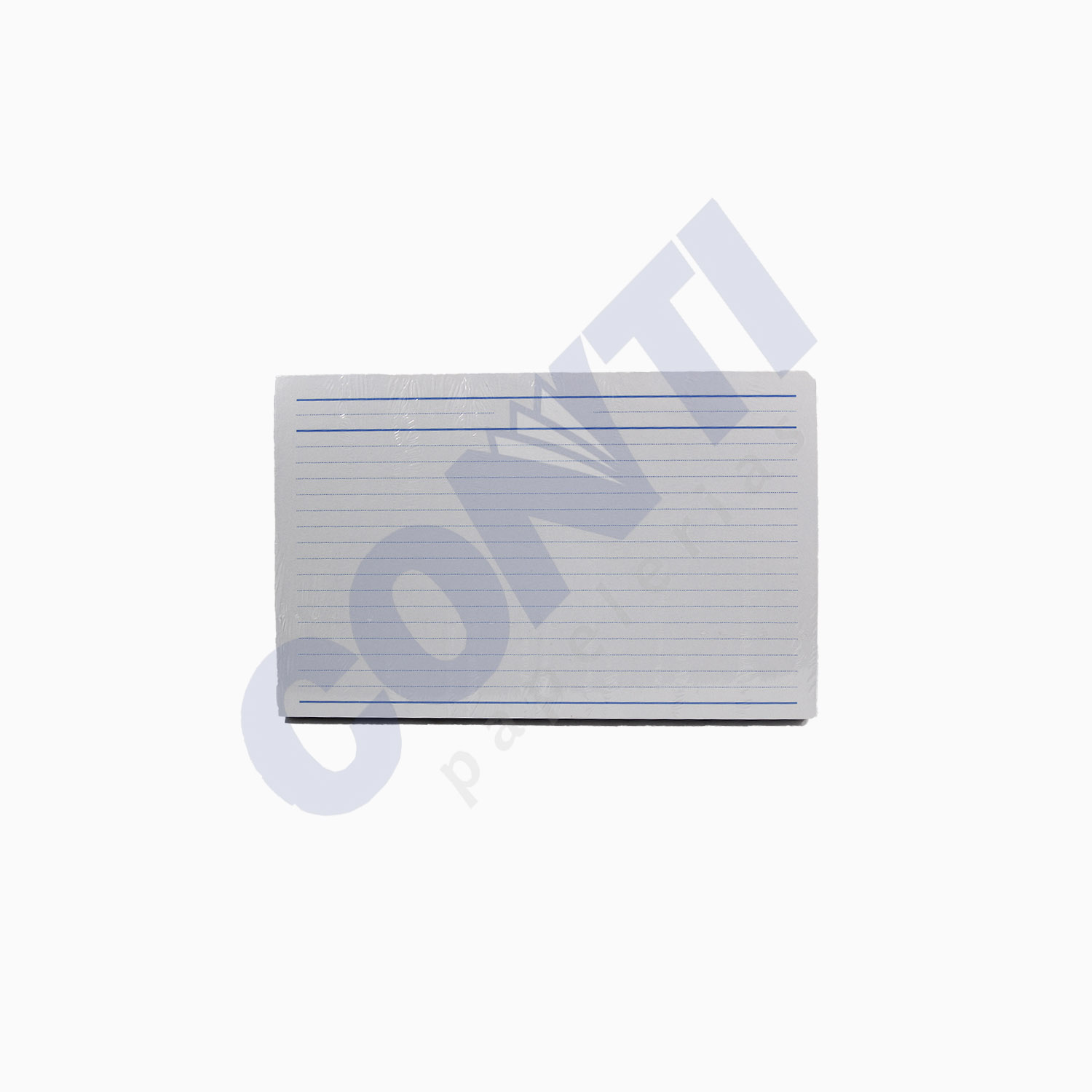 Tarjeta bibliográfica Rayada Kubbre 5x8'' Blanca C/100