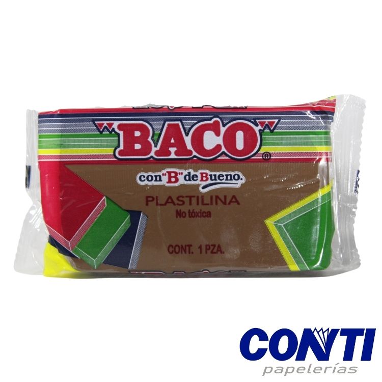Plastilina Baco 180grs Café 58
