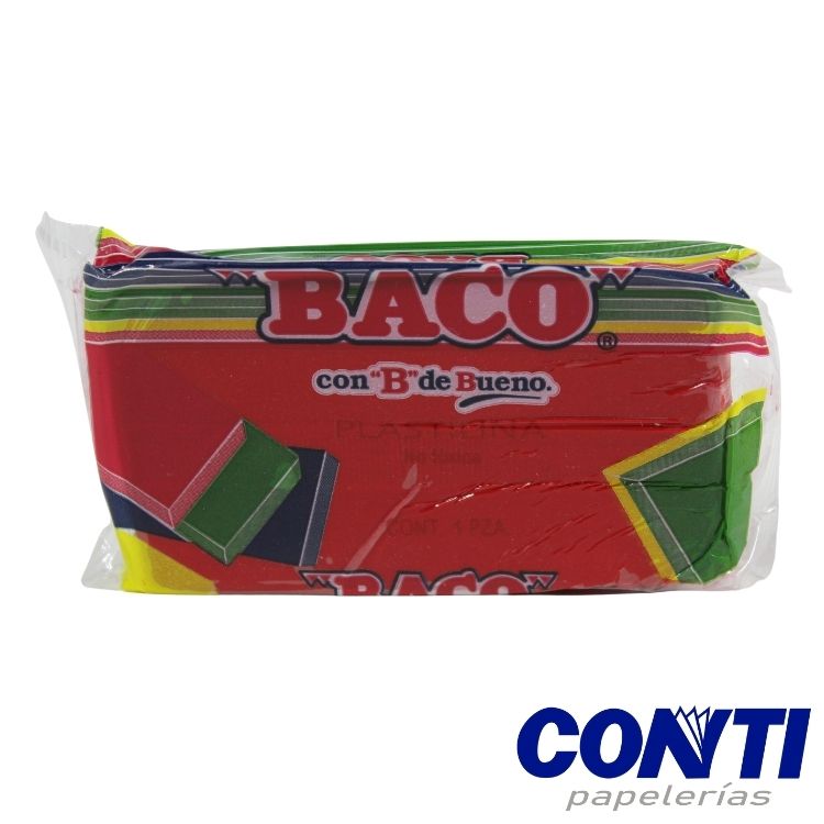 Plastilina Baco 180grs Rojo 54