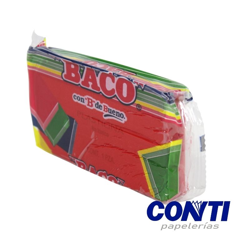 [3] Plastilina Baco 180grs Rojo 54