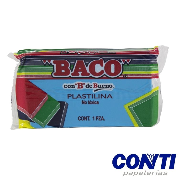 Plastilina Baco 180grs Azul claro 57
