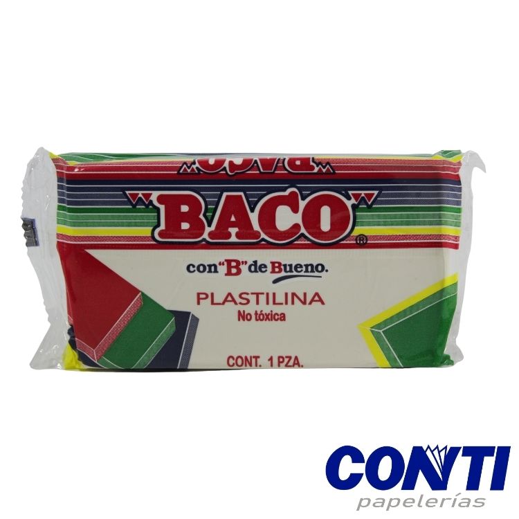 Plastilina Baco 180grs Blanco 60