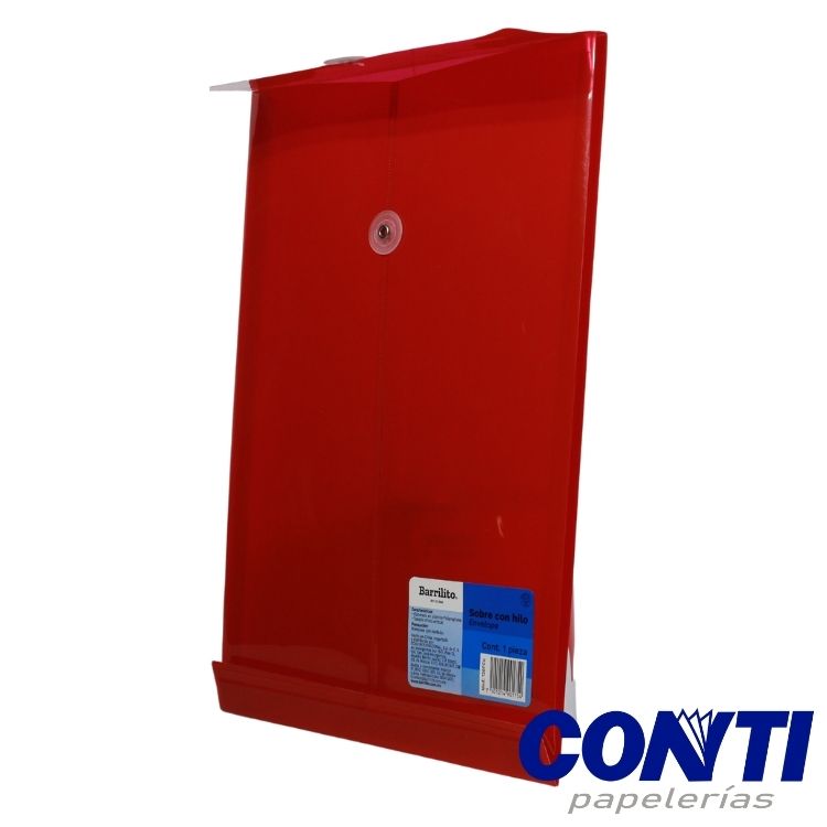 [3] Sobre con hilo vertical Plástico Barrilito Oficio Multicolor 120fcv