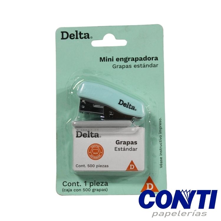 Engrapadora mini Delta 20 hojas Multicolor De04