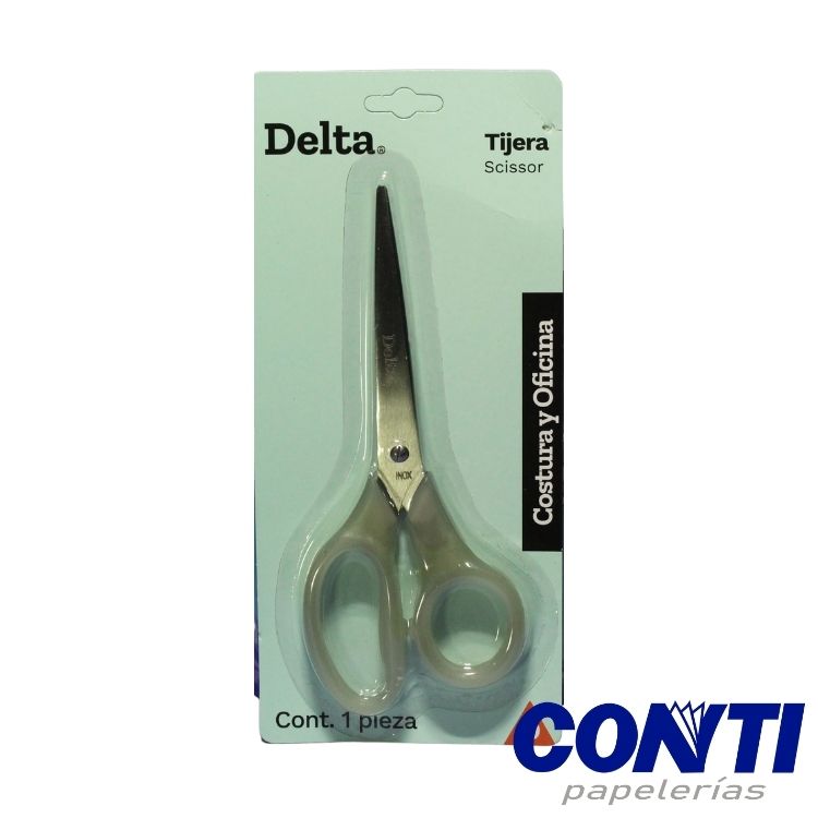 Tijera costura y oficina Delta 7'' Multicolor C/1 D-7b