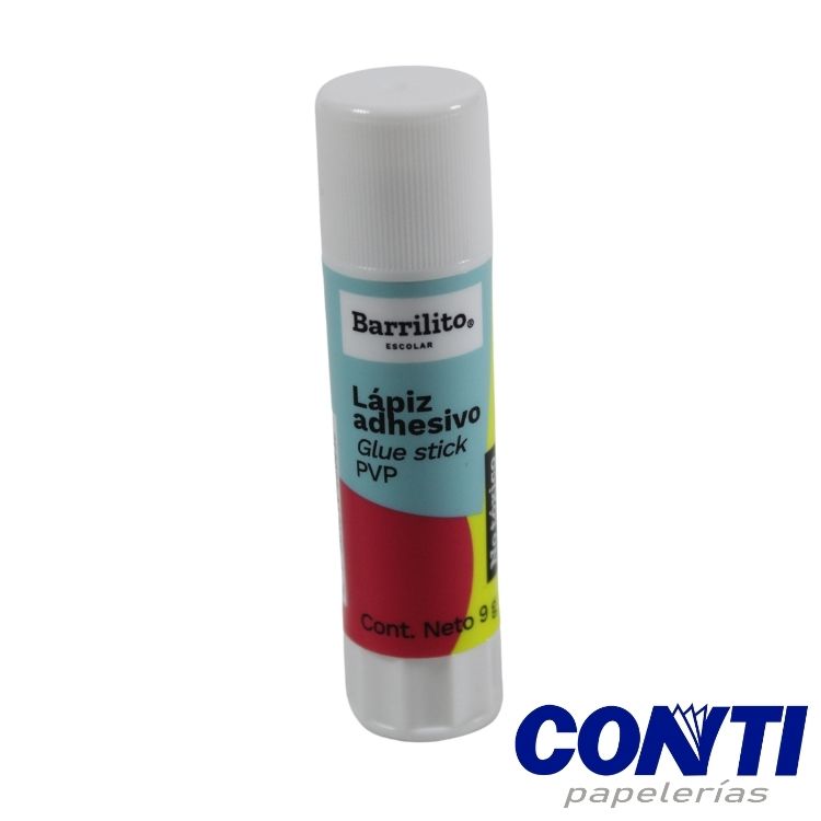 Lápiz adhesivo escolar Barrilito 9g Blanco C/1 9gch