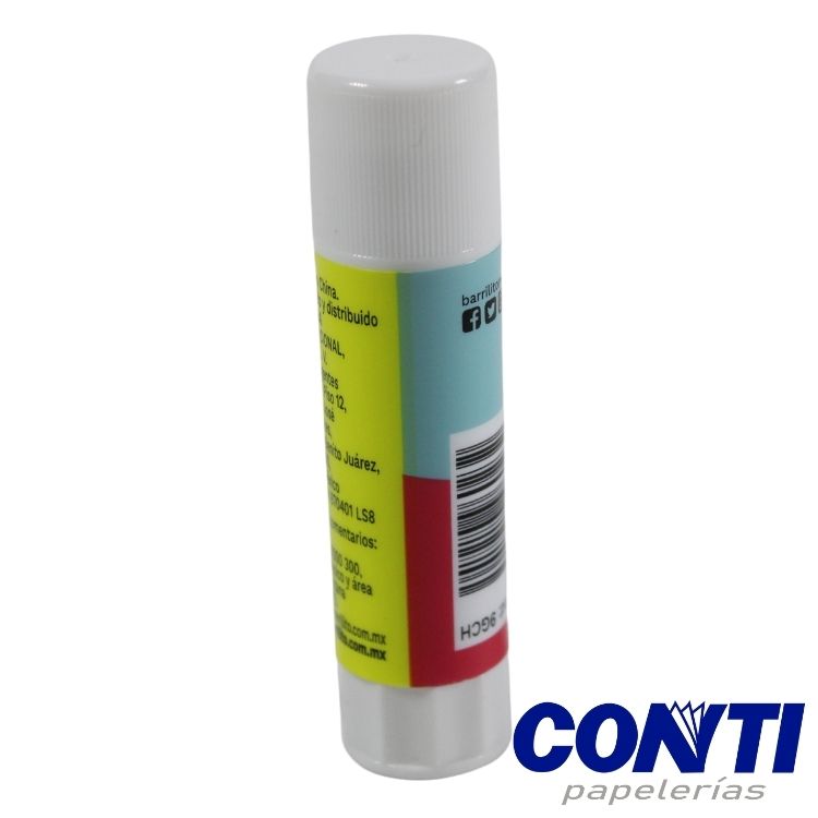 Lápiz adhesivo escolar Barrilito 9g Blanco C/1 9gch