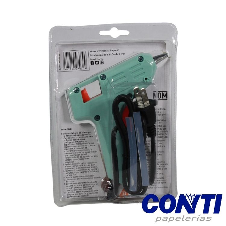 Pistola de silicón Delta Multicolor C/1 Gg7030