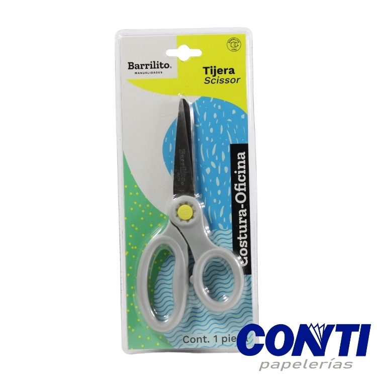 Tijera costura y oficina Barrilito 6" Multicolor C/1 T6x