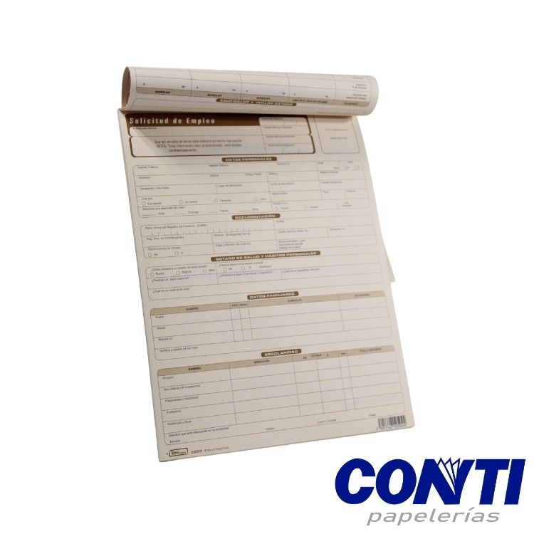 [3] Solicitud de empleo Printaform 2002