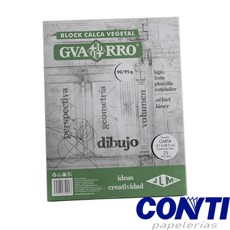 Papel albanene Jlm Carta 90/95grs Transparente 25 hojas