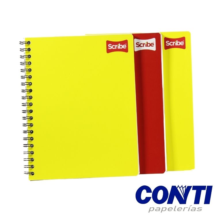 Cuaderno espiral Clasico raya Scribe Profesional 100 Hojas Multicolor S2900
