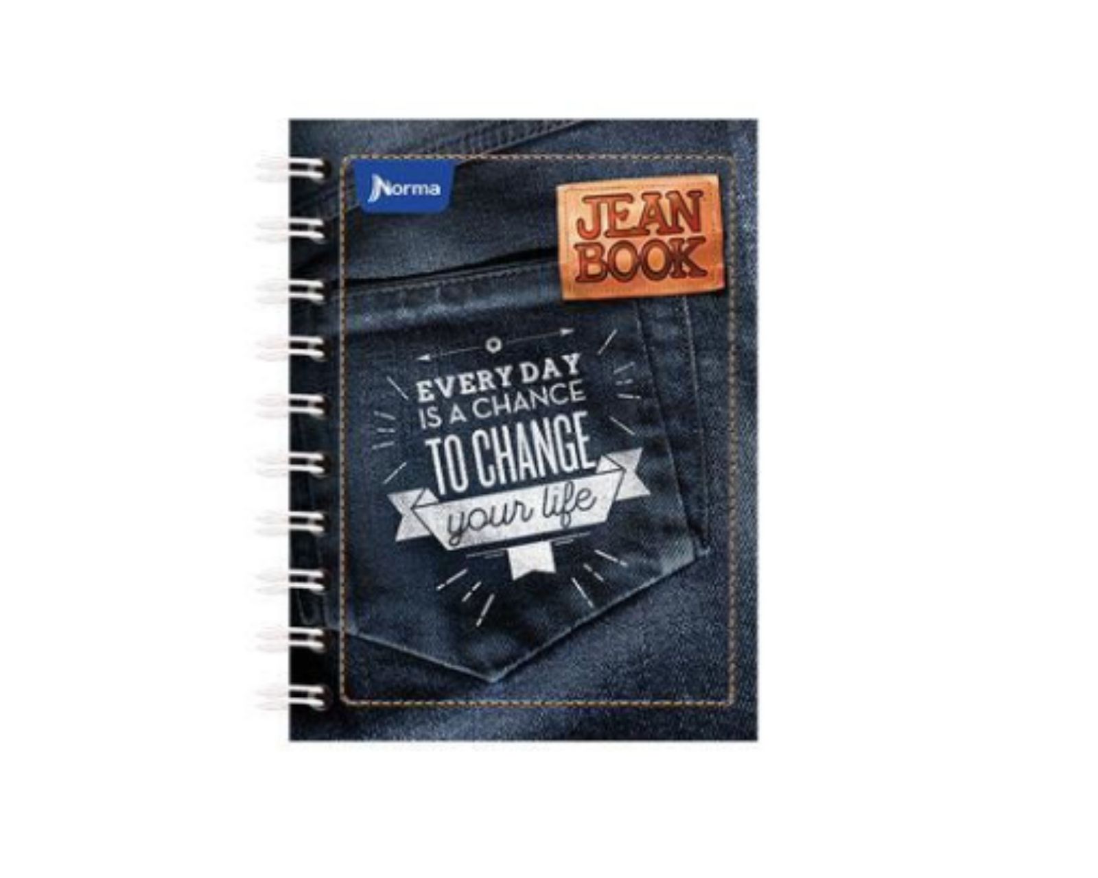 Cuaderno espiral Jean book raya Norma Francés 100 Hojas Multicolor 524117