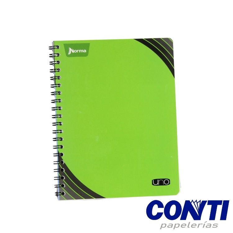 Cuaderno espiral Uno raya Norma Profesional 100 Hojas Multicolor 529989