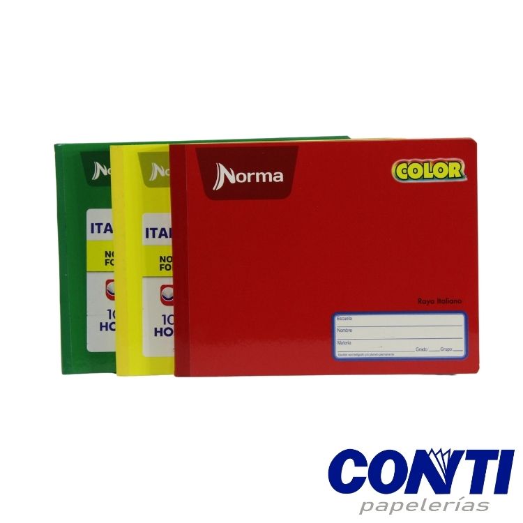 Cuaderno cosido Raya Norma Italiano 100 hojas Multicolor 581295