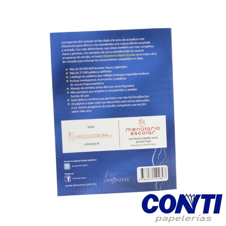 [3] Diccionario español Básico Larousse Azul