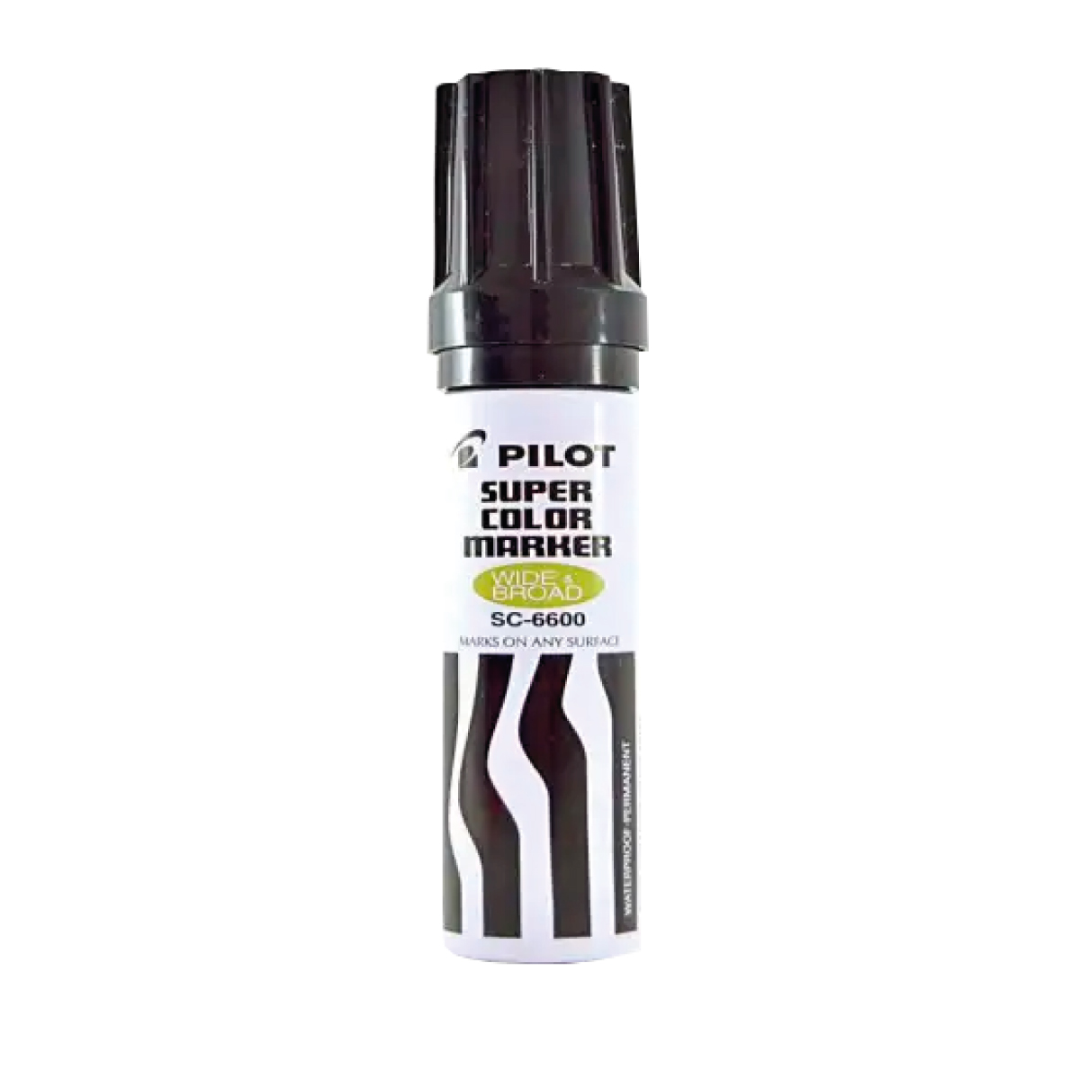 [6] Marcador permanente punta cincel Pilot Jumbo Negro 43100