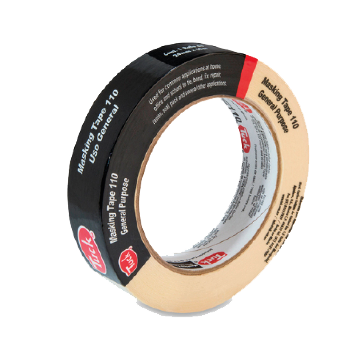 Cinta masking tape Tuk 24mmx50m Blanco 110
