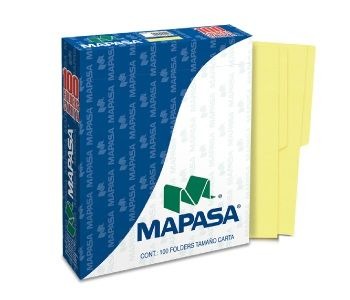 Folder Mapasa Carta Amarillo Canario PC0005