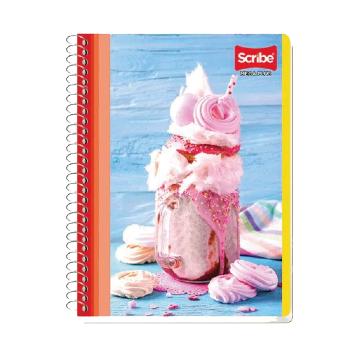 Cuaderno espiral Scribe mega raya Scribe Francés 100 Hojas Multicolor W4540