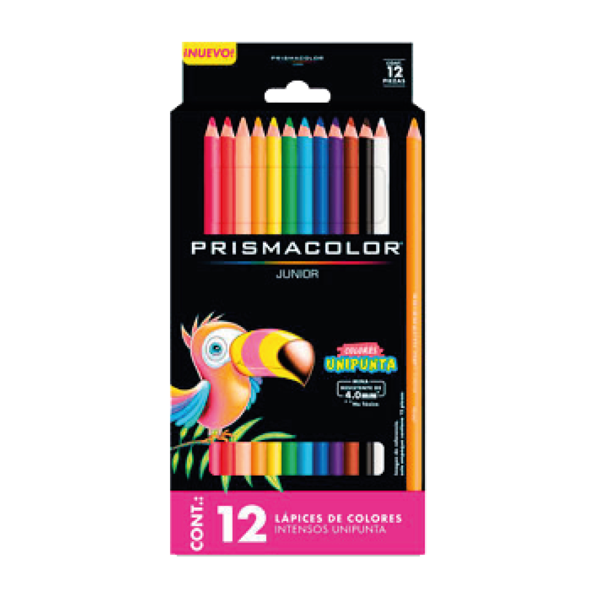 [6] Colores unipunta Junior Prismacolor Largos Multicolor C/12 2153014