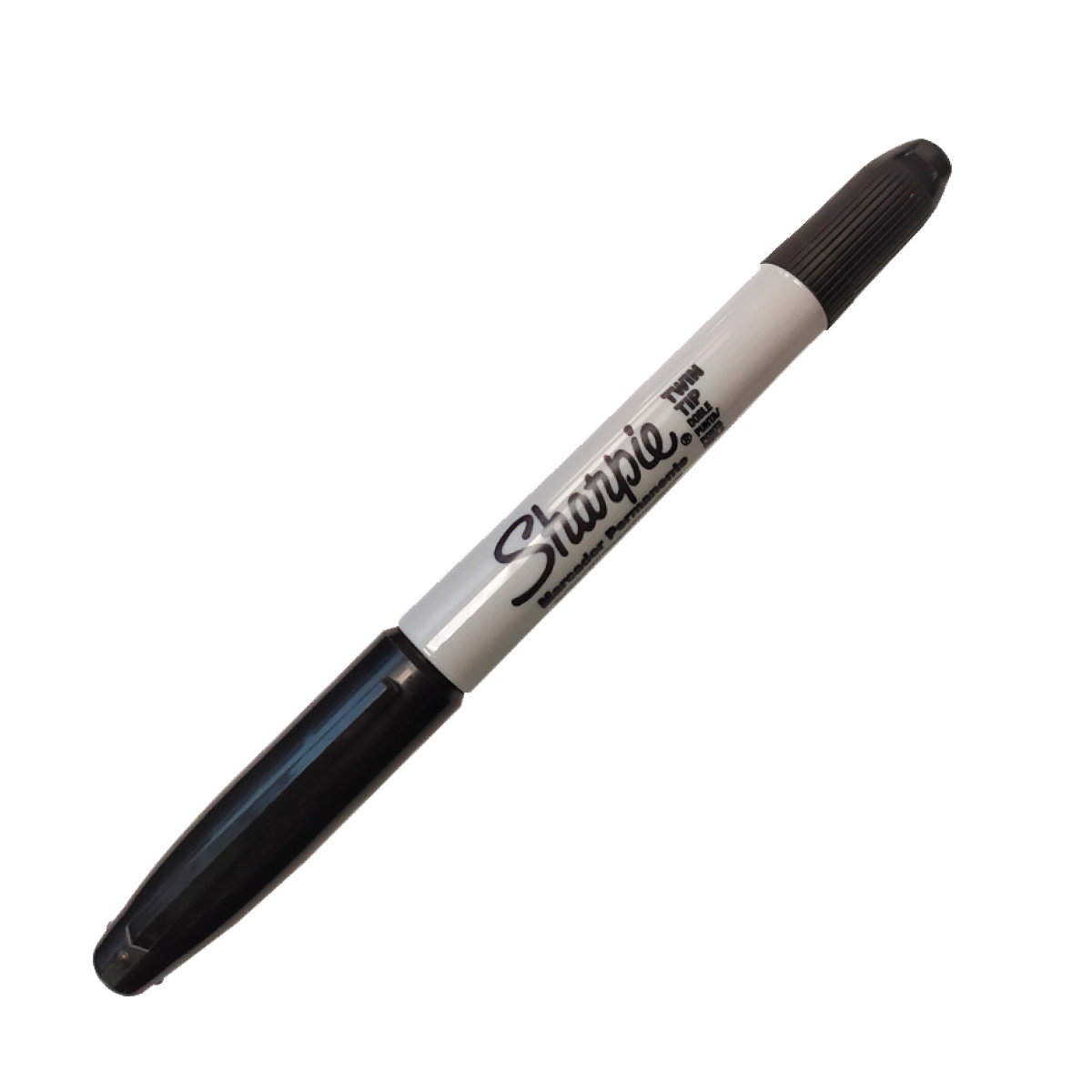 [7] Marcador permanente fino punta doble Twin tip Sharpie Negro C/1 32001b