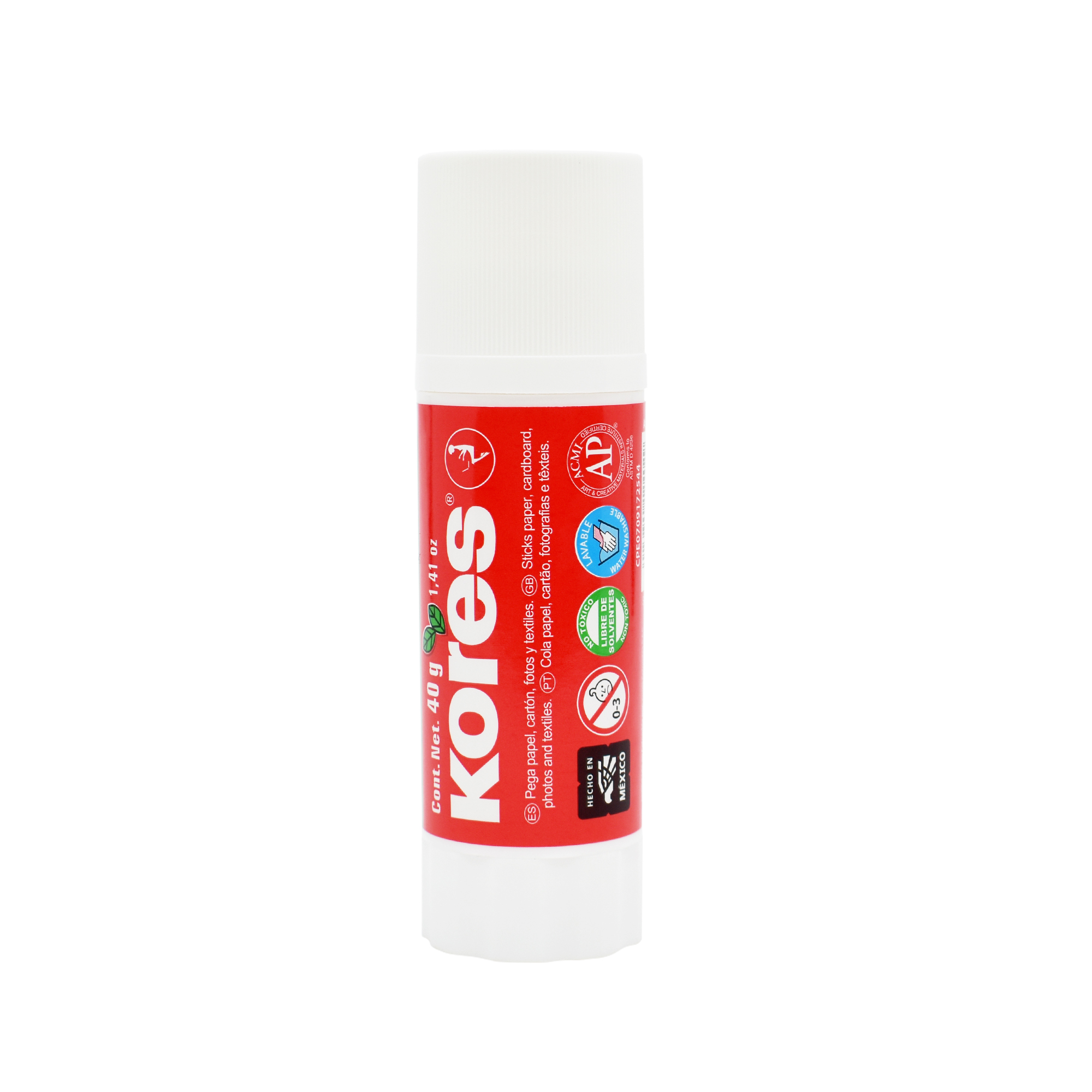[8] Lápiz adhesivo escolar Kores 40grs