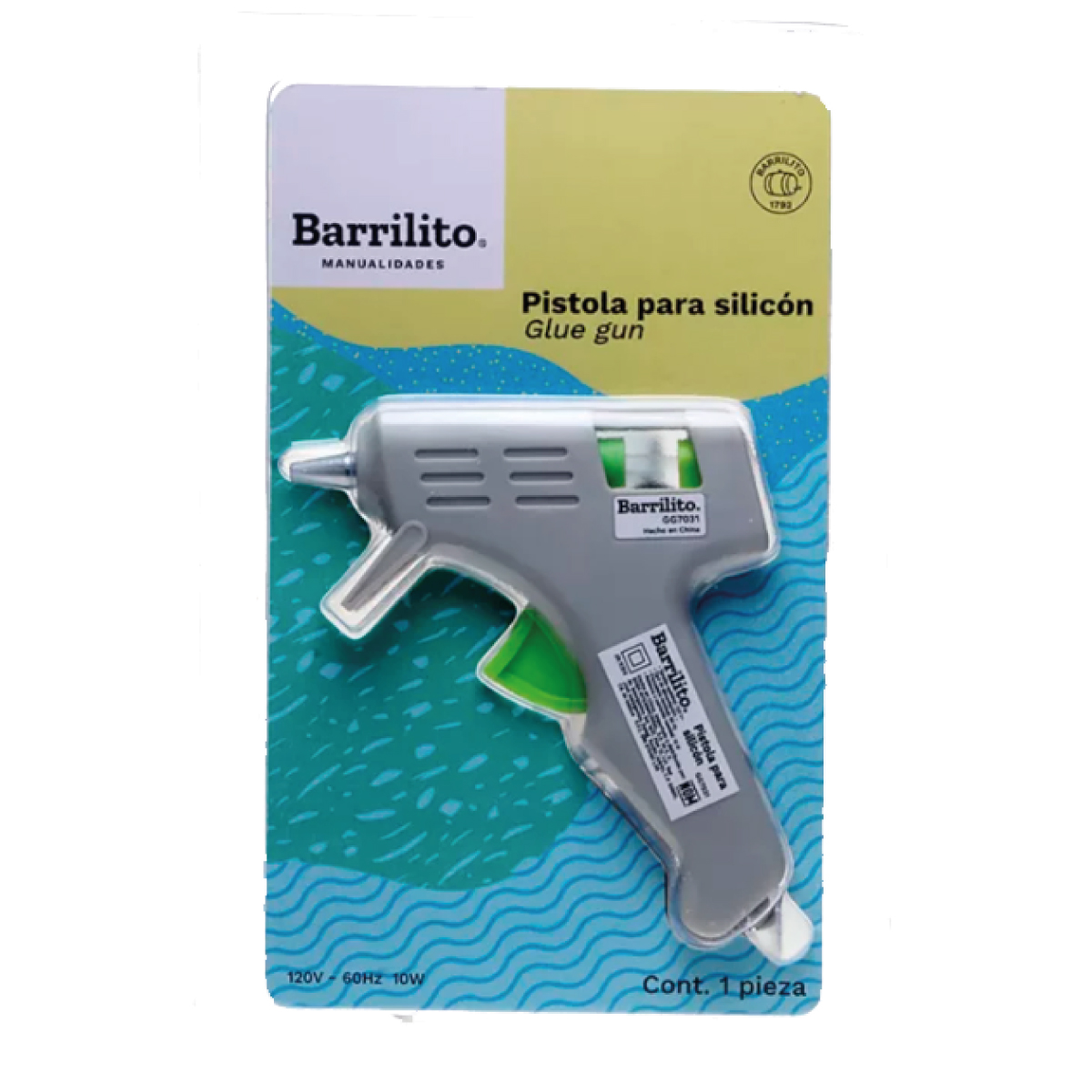 [4] Pistola de silicón Barrilito Chica C/1 Gg7031