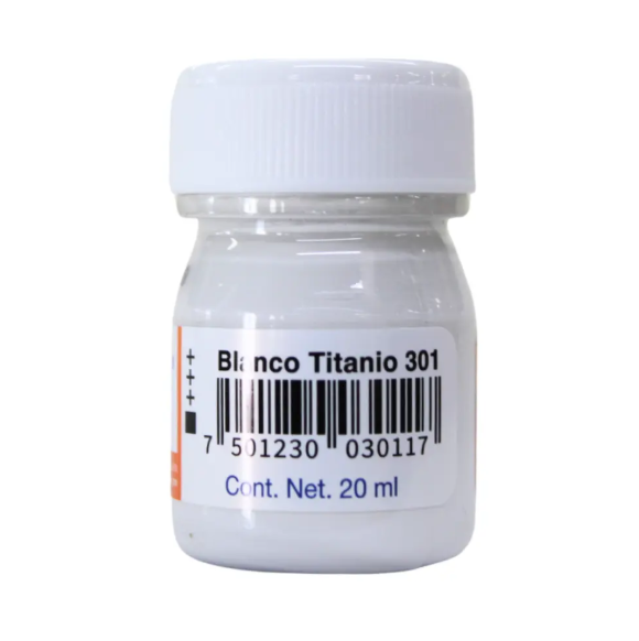 Pintura acrílica Politec 15ml/20mls Blanco titanio 301