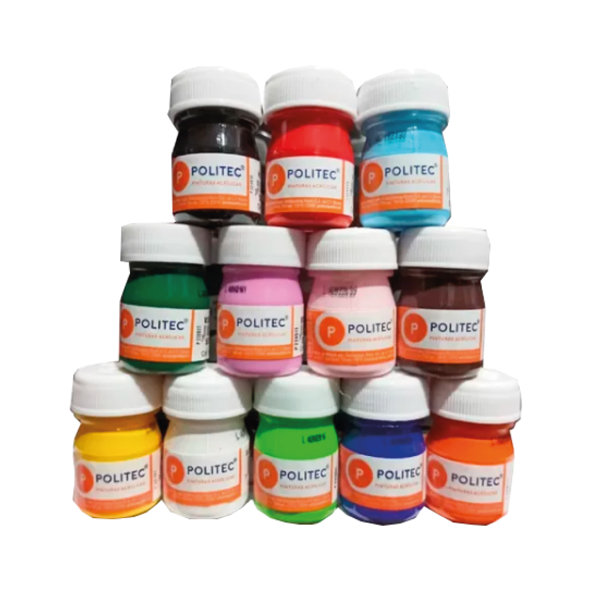 Pintura acrílica Politec 15ml/20mls Rojo 314