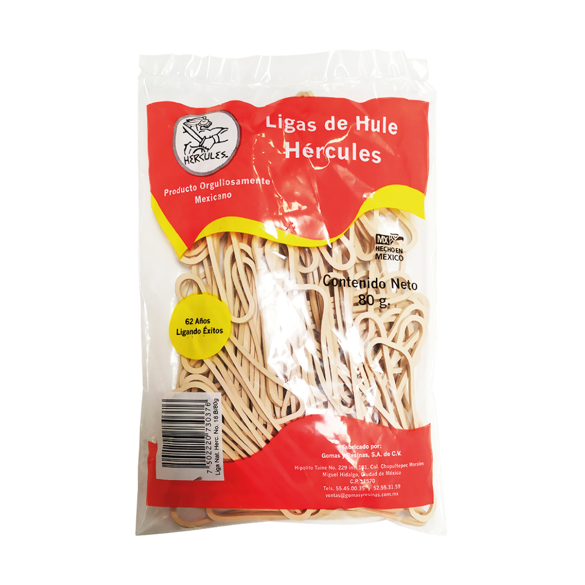 Liga natural Hercules Bolsa No.18 80grs Beige