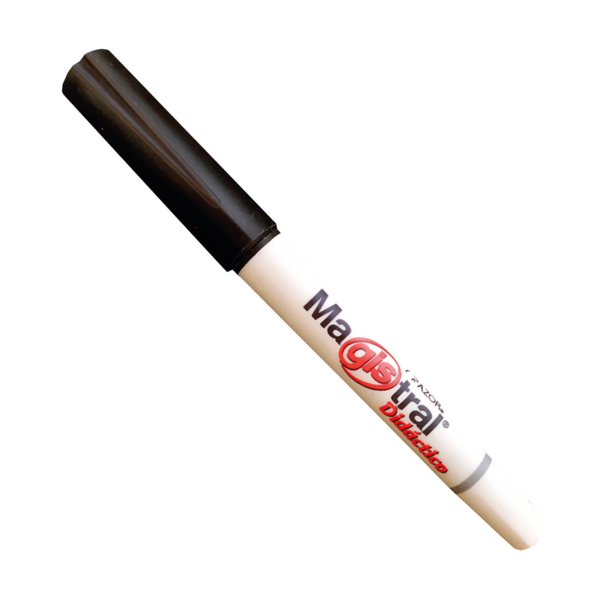 [4] Marcador pizarrón fino Magistral didáctico Azor 2mm Negro 84001