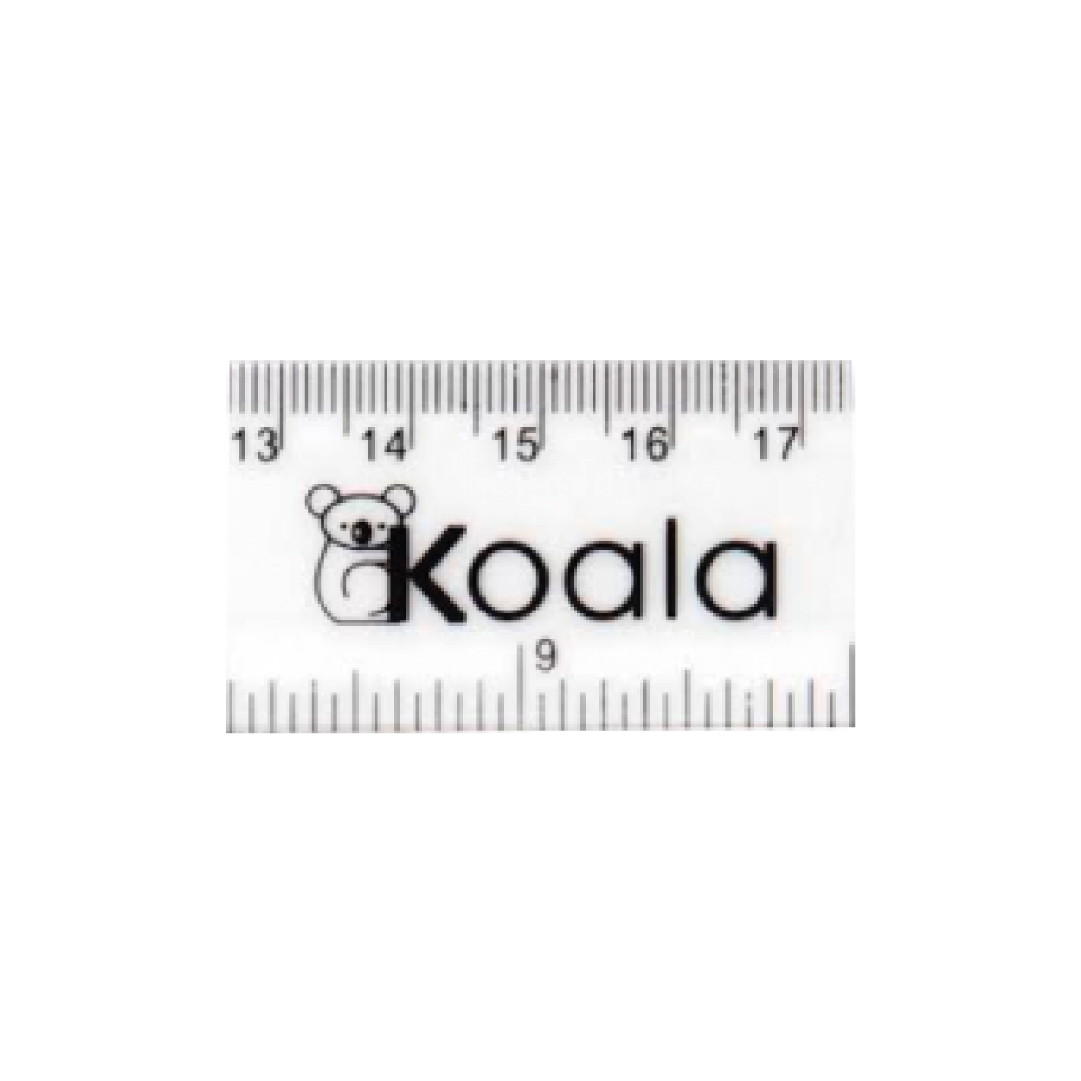 [4] Regla Plástico Koala Kaiser 30cm Transparente