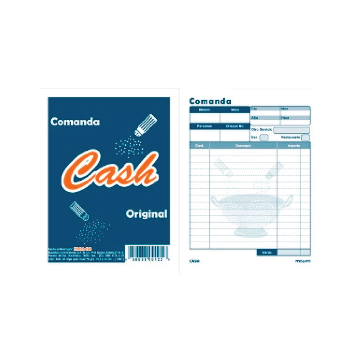 [1] Comanda Original Cash 10.5x14.0cm 40 hojas Cmd