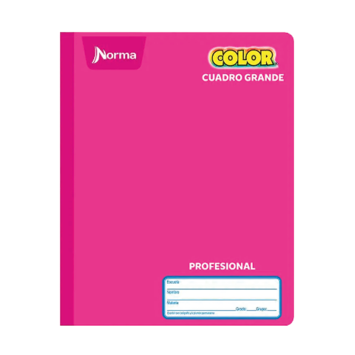 [7] Cuaderno cosido Color 360 cuadro 7 Norma Profesional 100 Hojas Multicolor 581281